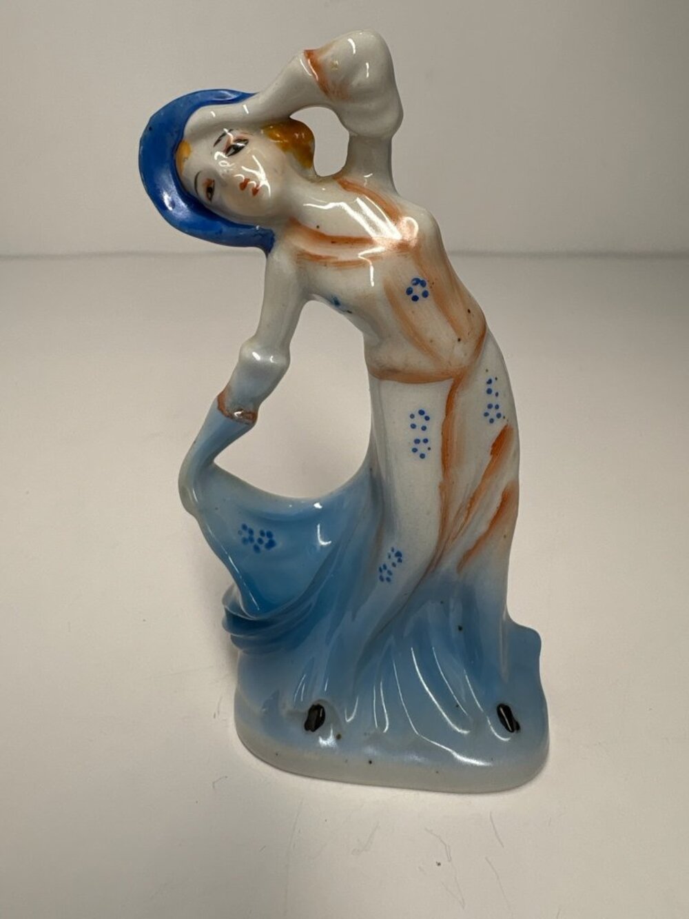 Kishihara vintage porcelain figurine of a woman